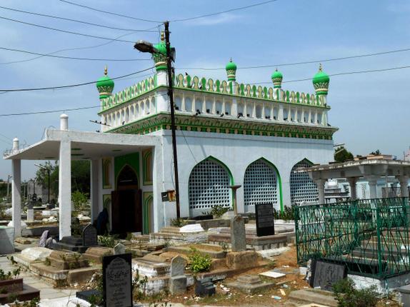 HYDERABAD: ANDHRA PRADESH: 03-06-2013:The tomb of Mir Momin Astarabadi situated at the Mir Momin Ka Daira in old city of Hyderabad. / --- PHOTO BY: ASIF YAR KHAN / The Hindu