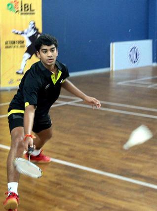 A. S. S. Siril Verma in action
