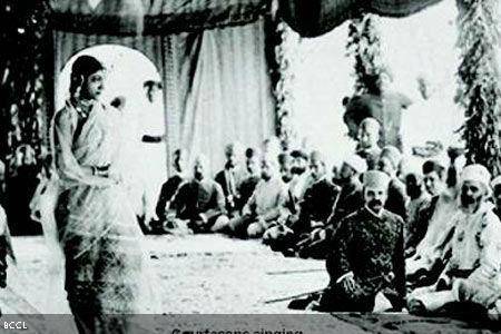 (Courtesans singing ghazals…)